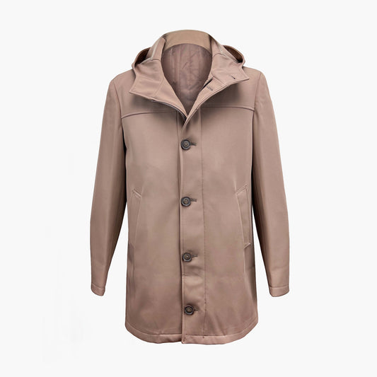 Trenchcoat c/ Capuz - Camel
