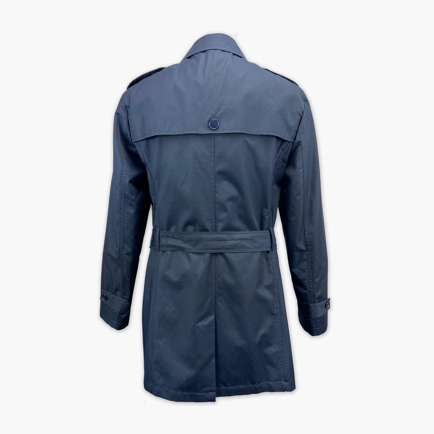 Gabardine Trincheira 3/4 - Azul Esc.