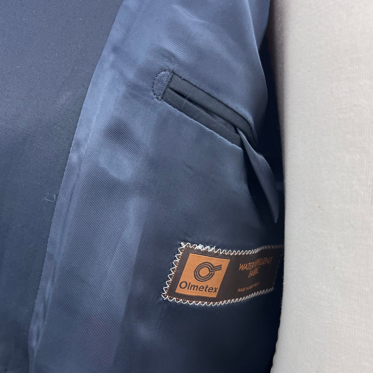Gabardine Trincheira 3/4 - Azul Esc.