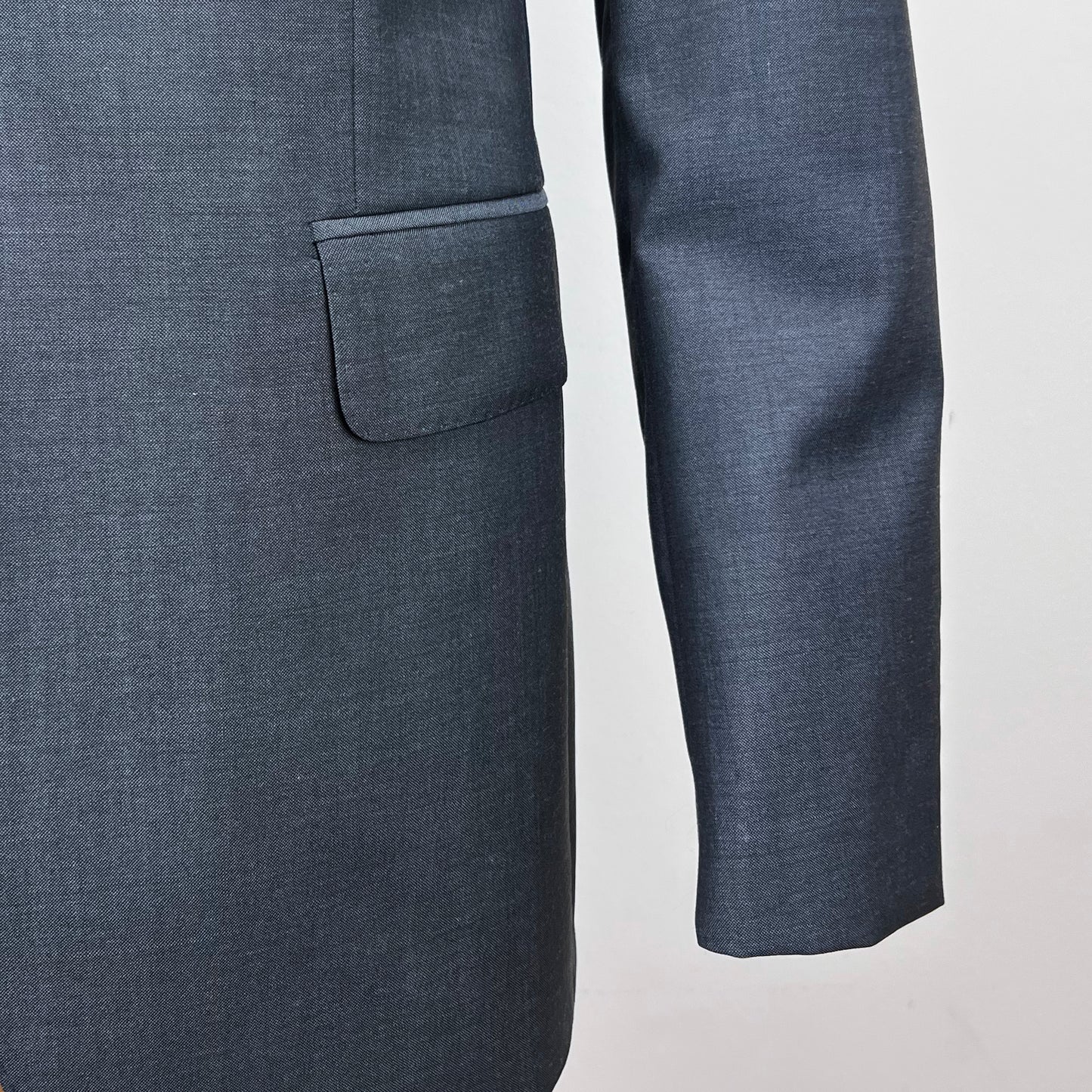 100% Wool Suit - Dark Gray