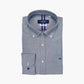 Camisa Lisa de Buttom Down -Cinza