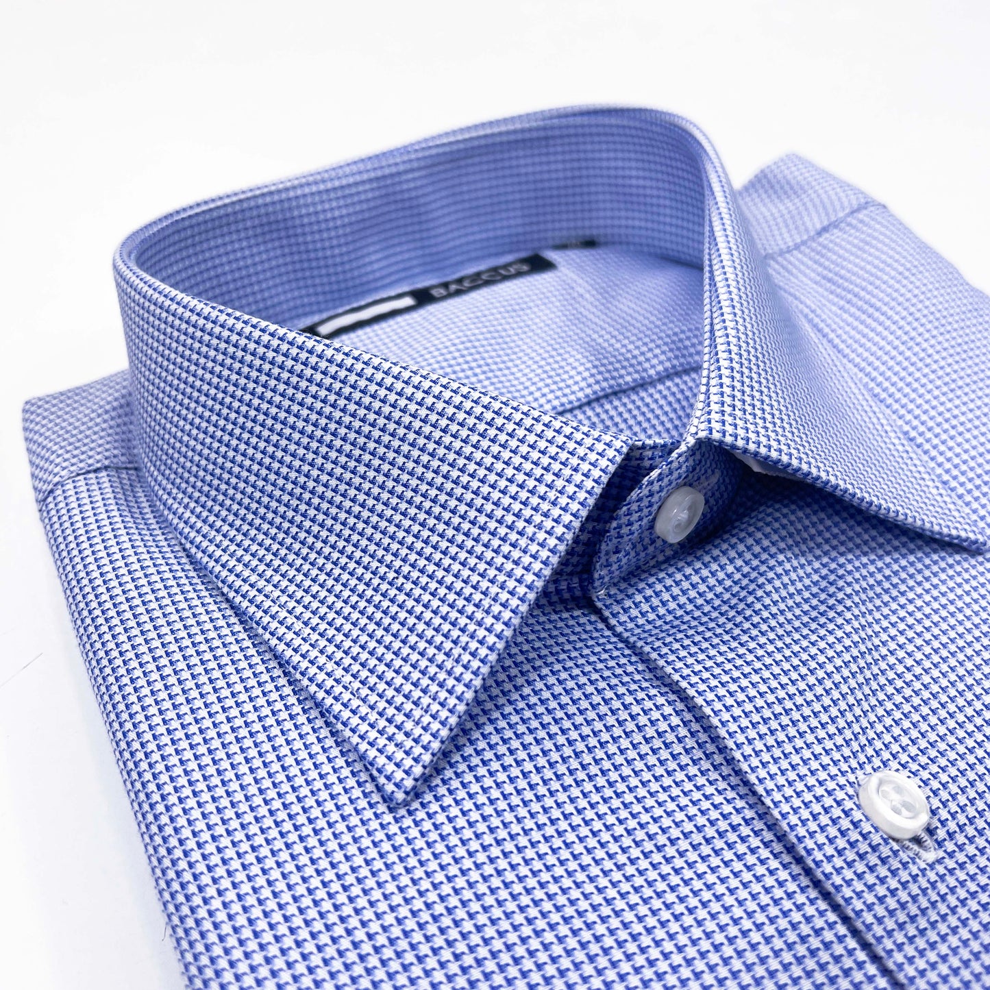 Camisa Micropadrão - Azul