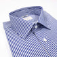 Camisa Risca "Easy Iron" - Azul