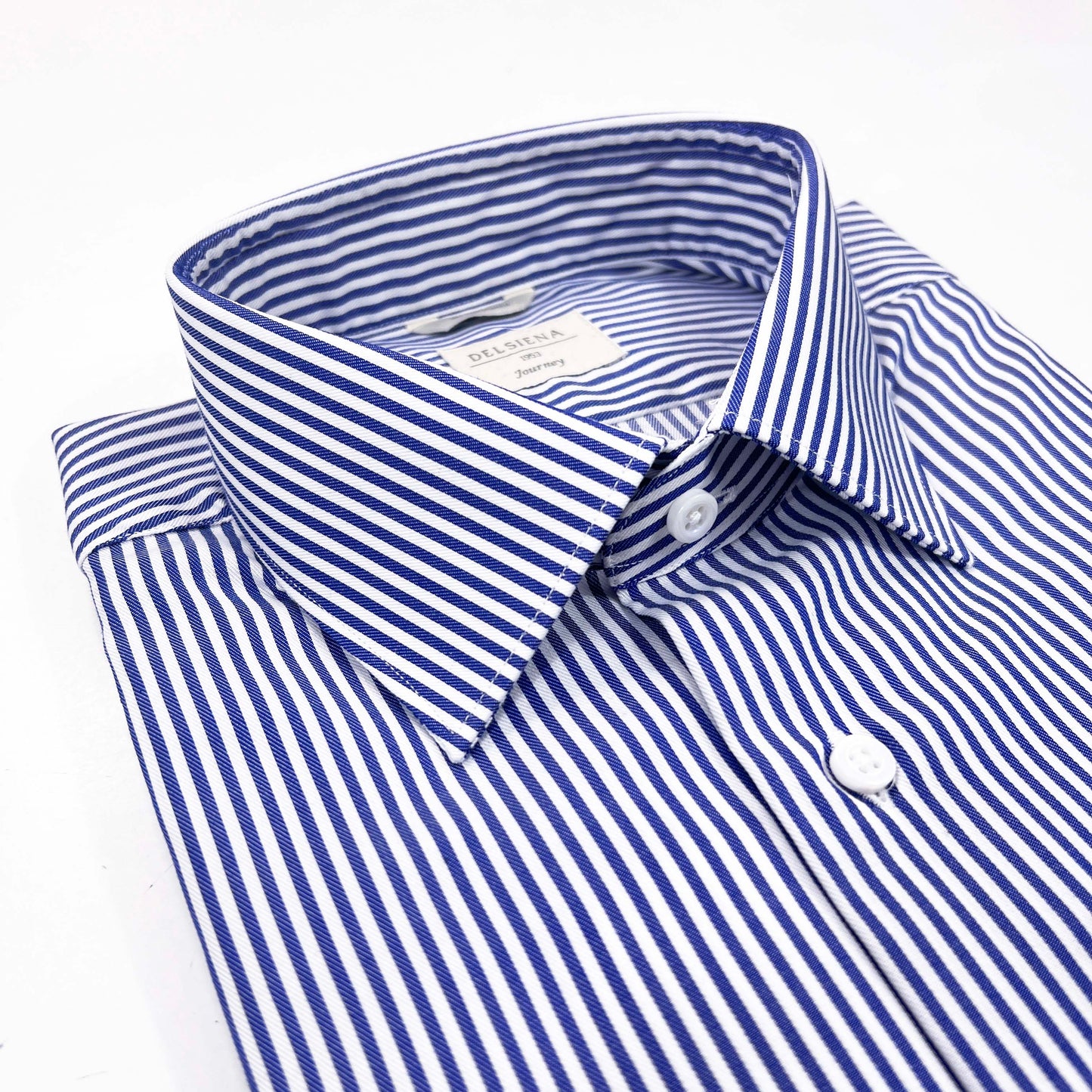 Camisa Risca "Easy Iron" - Azul