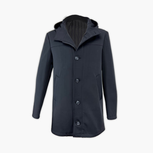 Trenchcoat c/ Capuz - Preto