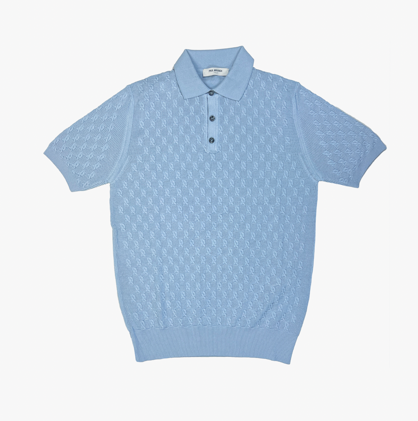Polo Entrançado - Azul Claro
