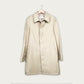 Lined Beige 3/4 Trench Coat