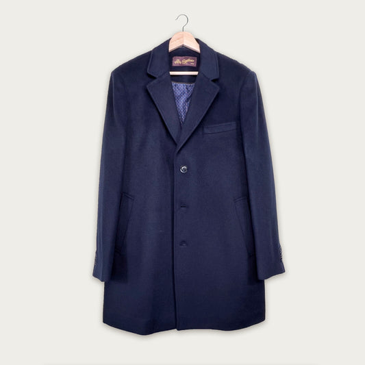 Dark Blue Classic Overcoat