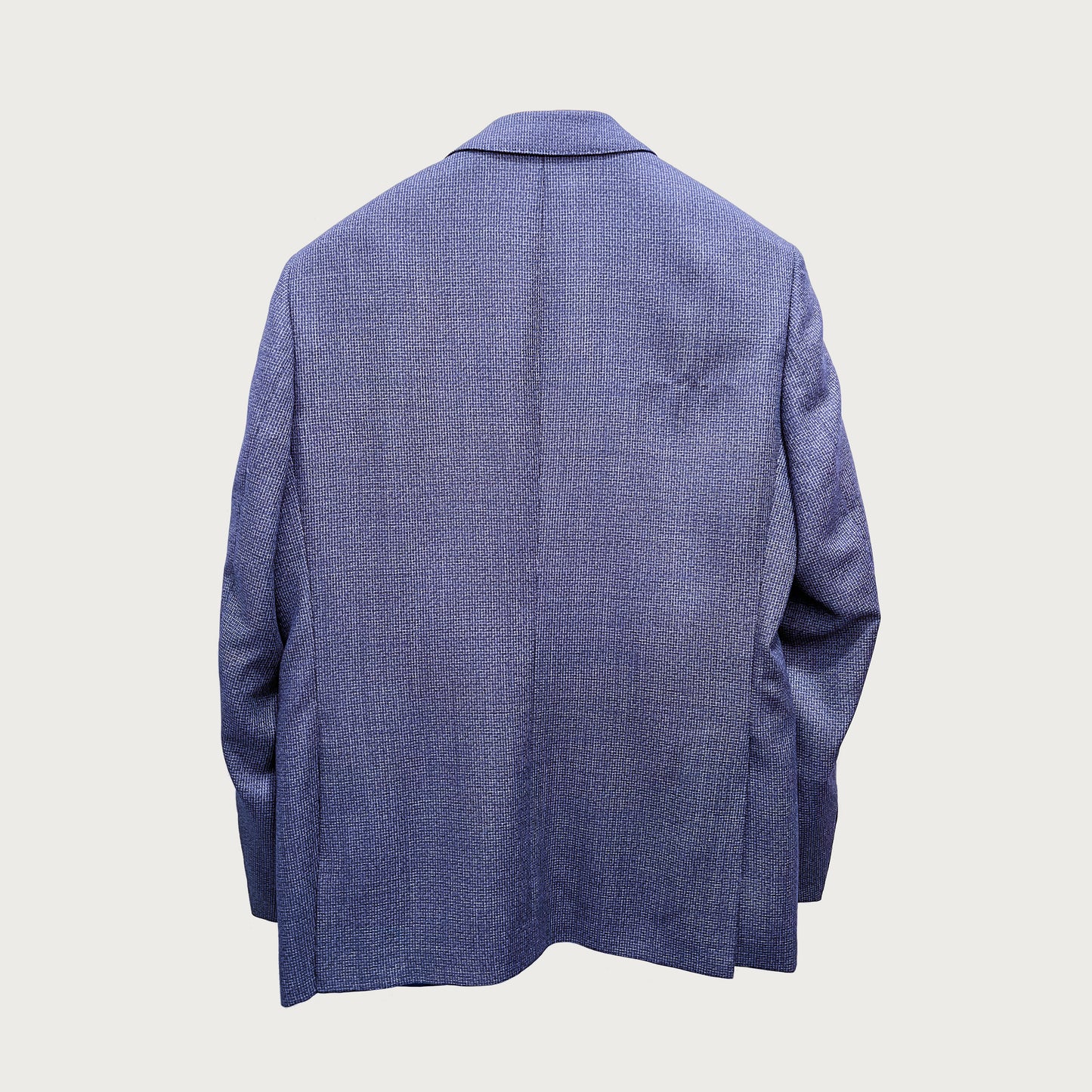 Blue Micropattern Coat