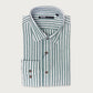 Camisa Listrada Verde / Branco