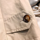 Lined Beige 3/4 Trench Coat