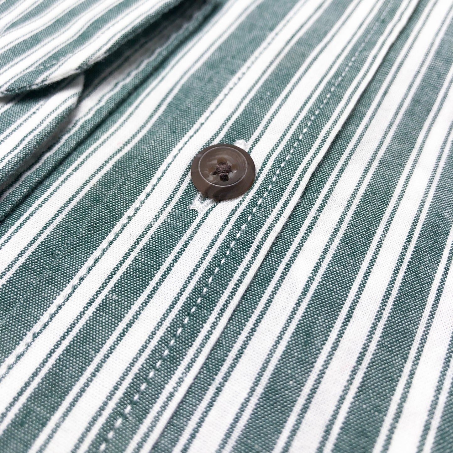 Camisa Listrada Verde / Branco