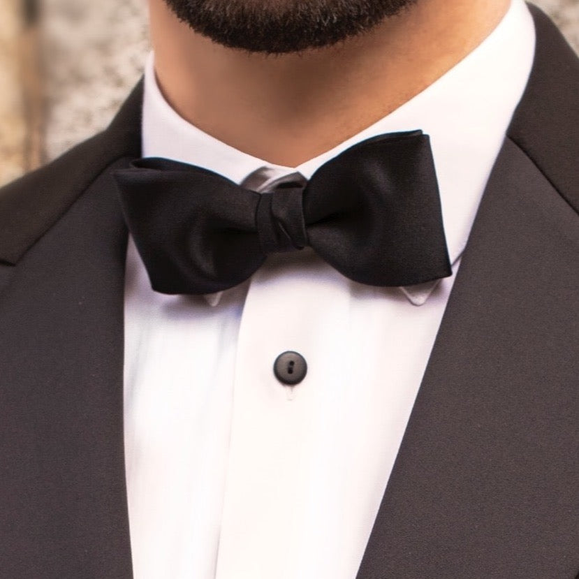 Tuxedo Silk Bow