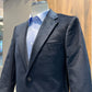 Dark Blue Bombazine Coat