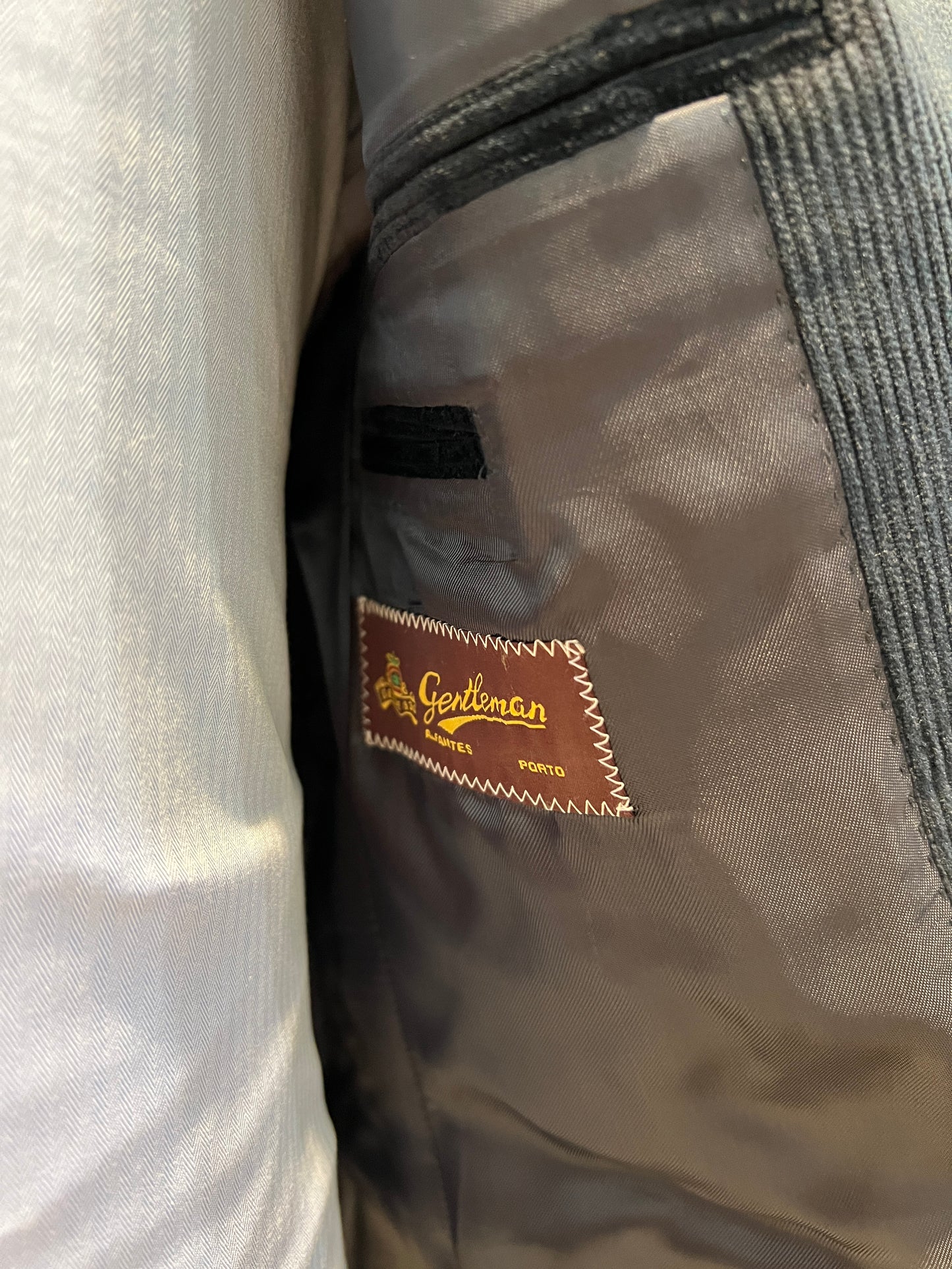 Dark Blue Bombazine Coat